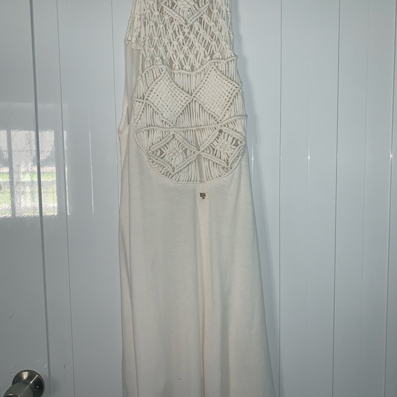 Billabong Crochet Cream Dress - Picture 4 of 4